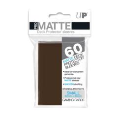 PRO-Matte Small Size Deck Protector sleeves (60 ct.) Brown